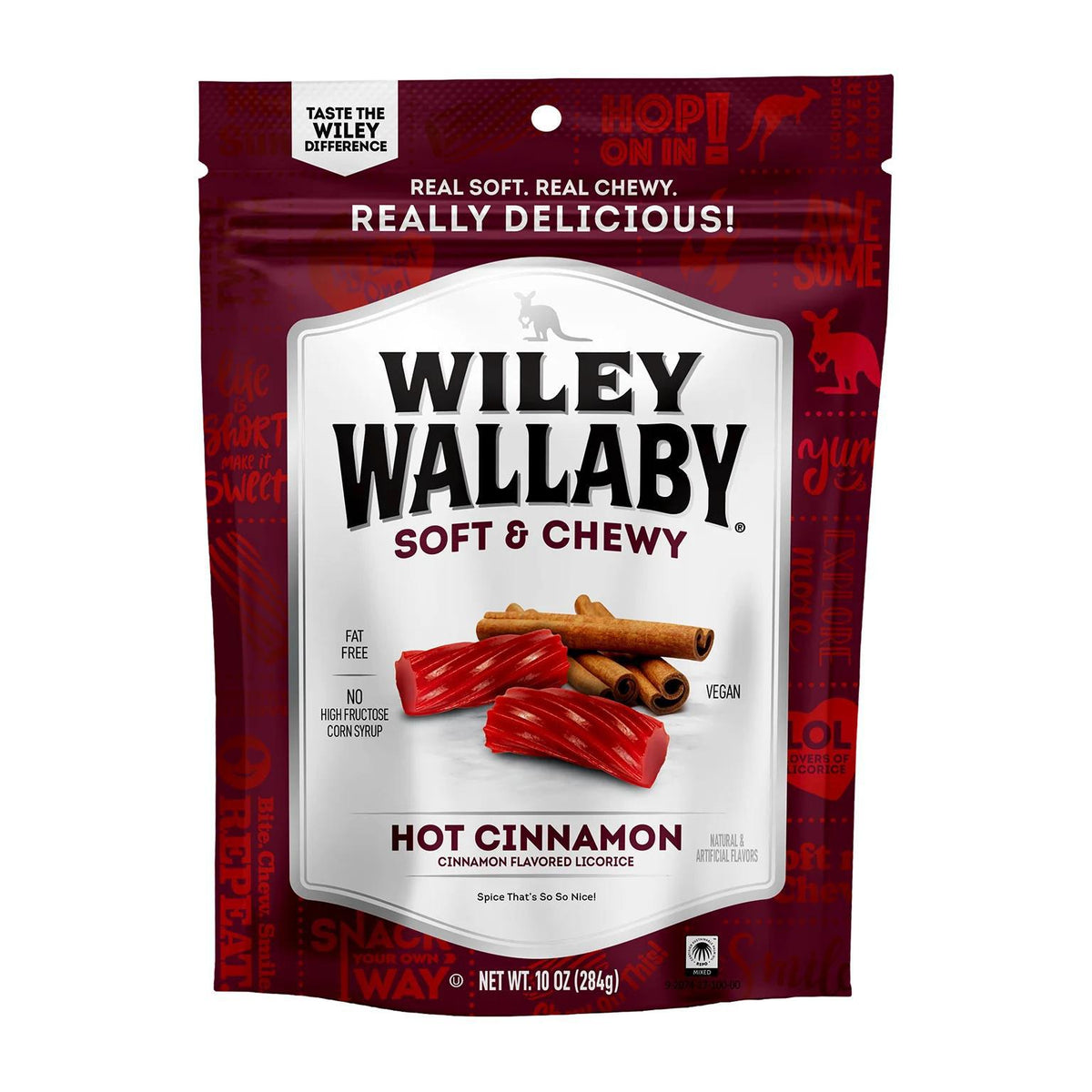 Hot Cinnamon Willey Wallaby Licorice Bruce's Candy Kitchen