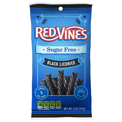 Sugar Free Red Vines Black Licorice