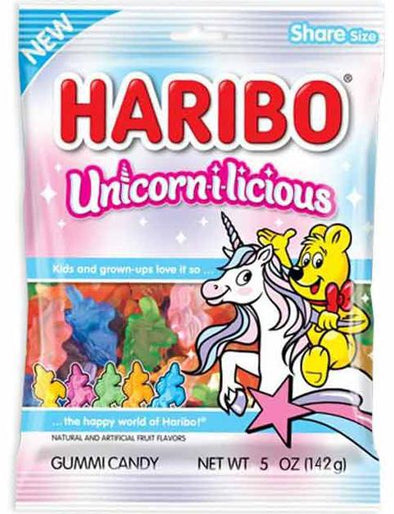 Haribo Unicorn-i-licious 5oz Peg Bag