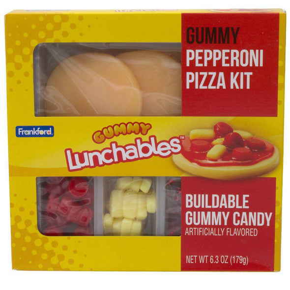 Lunchables Gummy Pepperoni Pizza Kit 6.3oz