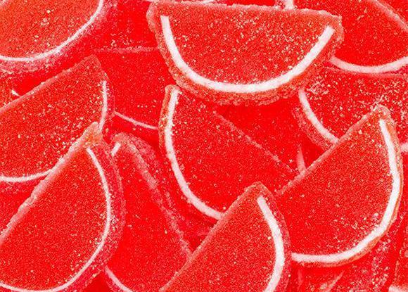 Fruit Slices Red Raspberry – Bruce's Candy Kitchen