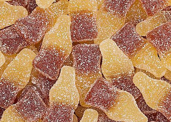 Gummy Sour Cola Bottles