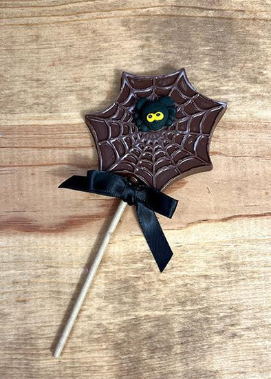 Milk Chocolate Spiderweb Lollipop