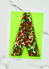 Christmas Sprinkle Chocolate Letters