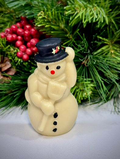 Chocolate Snowman with Broom