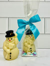 Chocolate Snowman with Broom
