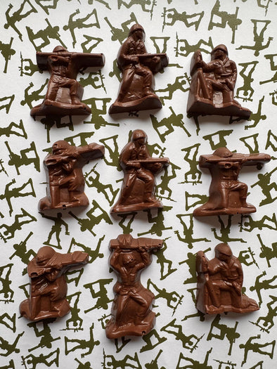 Chocolate Army Men 3pc