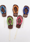 Chocolate Flip Flop Lollipop