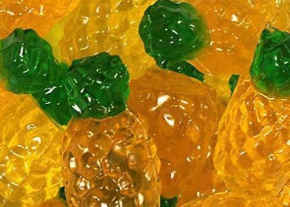 Gummy Pineapples 3D - Bulk 1/2 lb