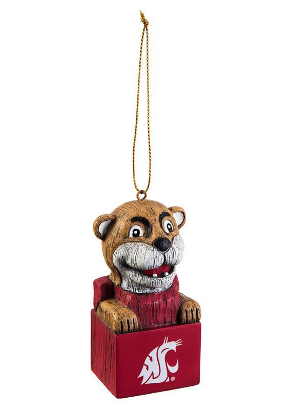 Washington State Cougars Mascot Head Ornament