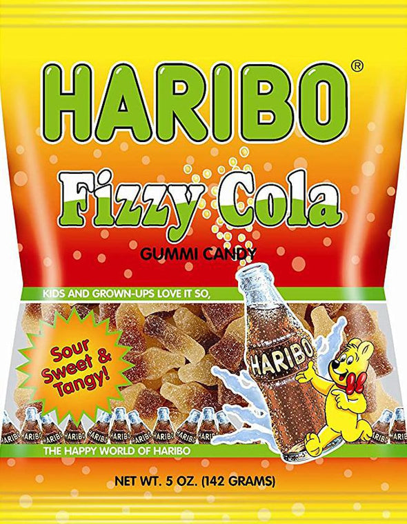Haribo Fizzy Cola Bottles 5oz Bag