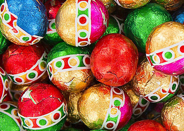 Milk Chocolate Christmas Balls