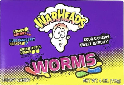 Warheads Worms Theater Box 4oz