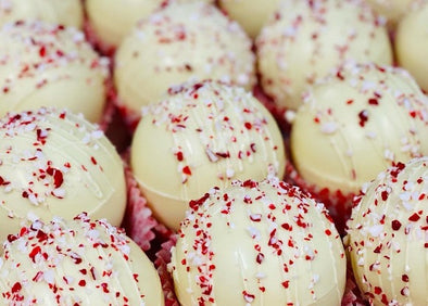 Candy Cane Hot Cocoa Bomb
