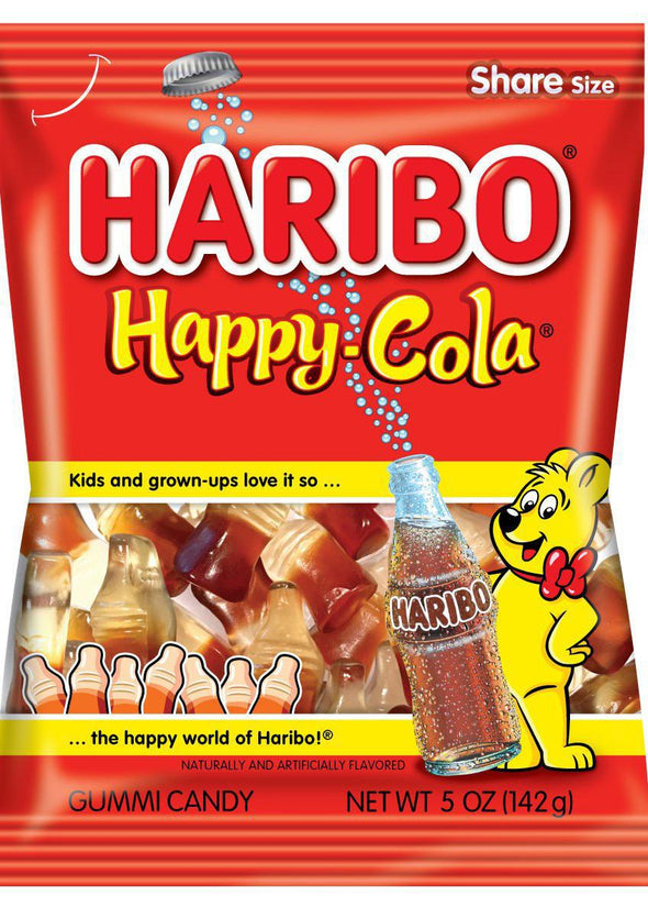 Haribo Happy Cola Gummi Candy 5oz Bag