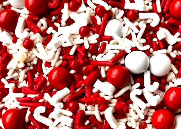 Candy Cane Lane Sprinkle Mix