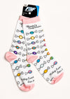 Adult Taffy Pieces Trouser Socks