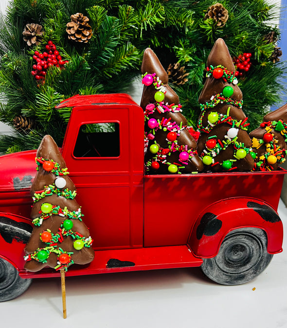 Chocolate Christmas Tree Lollipop