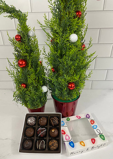 9 Piece Christmas Truffle Box