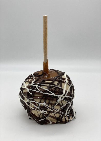 Peanut Butter Log Caramel Apple