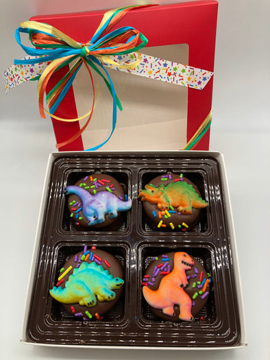 Dinosaur Chocolate Covered Oreos