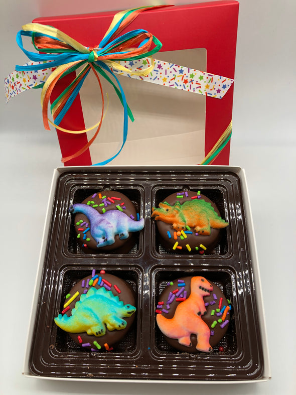 Dinosaur Chocolate Covered Oreos