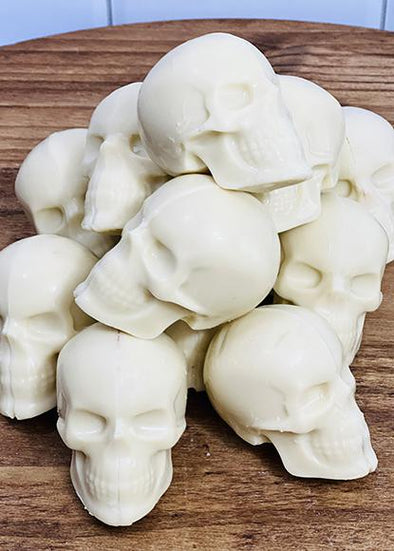 White Chocolate Skull Cocoa Bomb