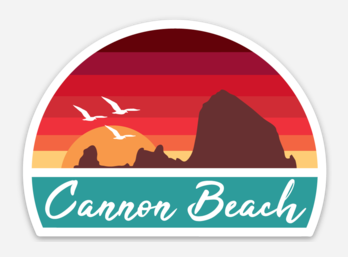 Cannon Beach Sticker