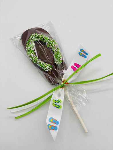 Chocolate Flip Flop Lollipop