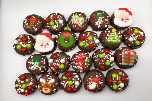 Christmas Chocolate Covered Oreos